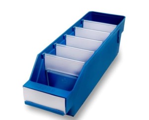 Pojemnik warsztatowy z przekładkami 3009 kuweta kolor niebieski