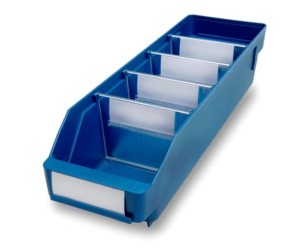 Pojemnik warsztatowy z przekładkami 4012 kuweta kolor niebieski