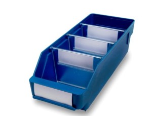 Pojemnik warsztatowy z przekładkami 3012 kuweta kolor niebieski