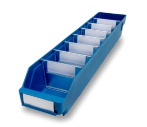 Pojemnik warsztatowy z przekładkami 6012 kuweta kolor niebieski