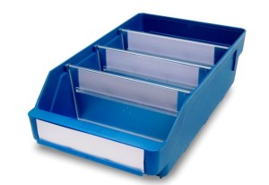 Pojemnik warsztatowy z przekładkami 3018 kuweta kolor niebieski