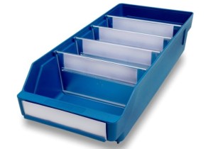 Pojemnik warsztatowy z przekładkami 4018 kuweta kolor niebieski