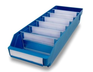 Pojemnik warsztatowy z przekładkami 5018 kuweta kolor niebieski