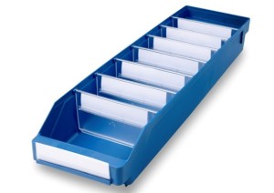 Pojemnik warsztatowy z przekładkami 6018 kuweta kolor niebieski