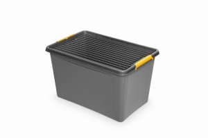 Pojemnik z pokrywą SolidStore 60l z kółkami 