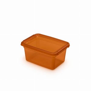 Pojemnik z pokrywą Basestore 1,5l kolor pomarańczowy